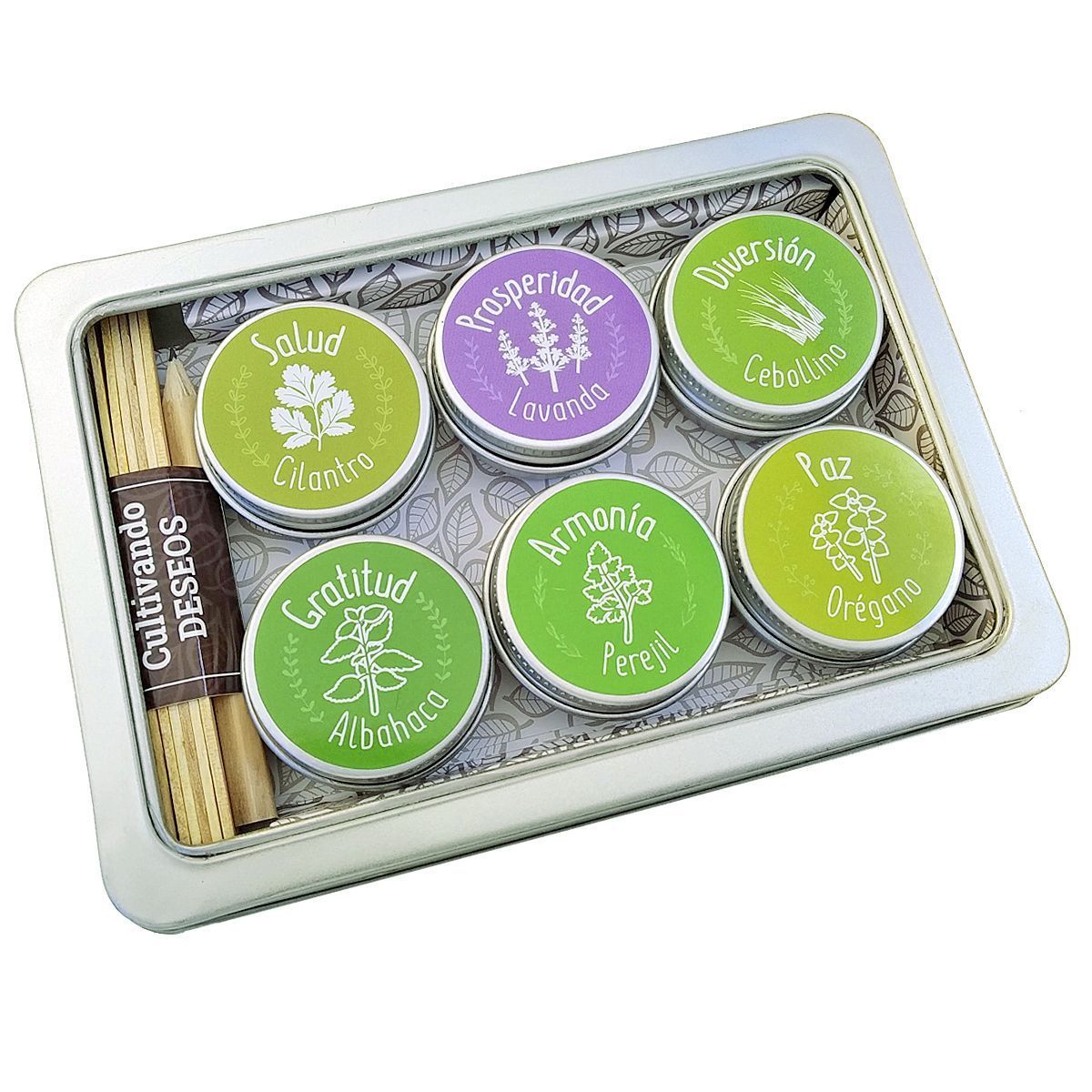 CULTIVANDO DESEOS AROMÁTICAS Garden Pocket colección semillas hierbas aromáticas 3