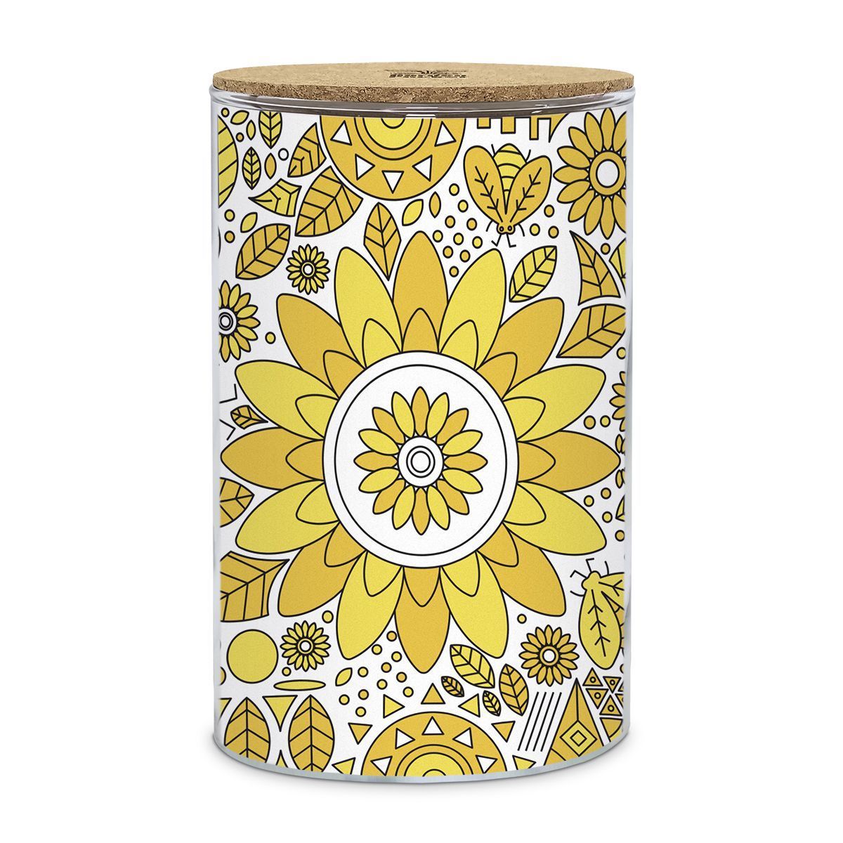 MACETA GIRASOL CRISTAL