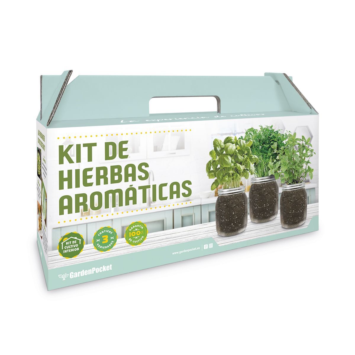 Kit hierbas aromáticas Garden Pocket1