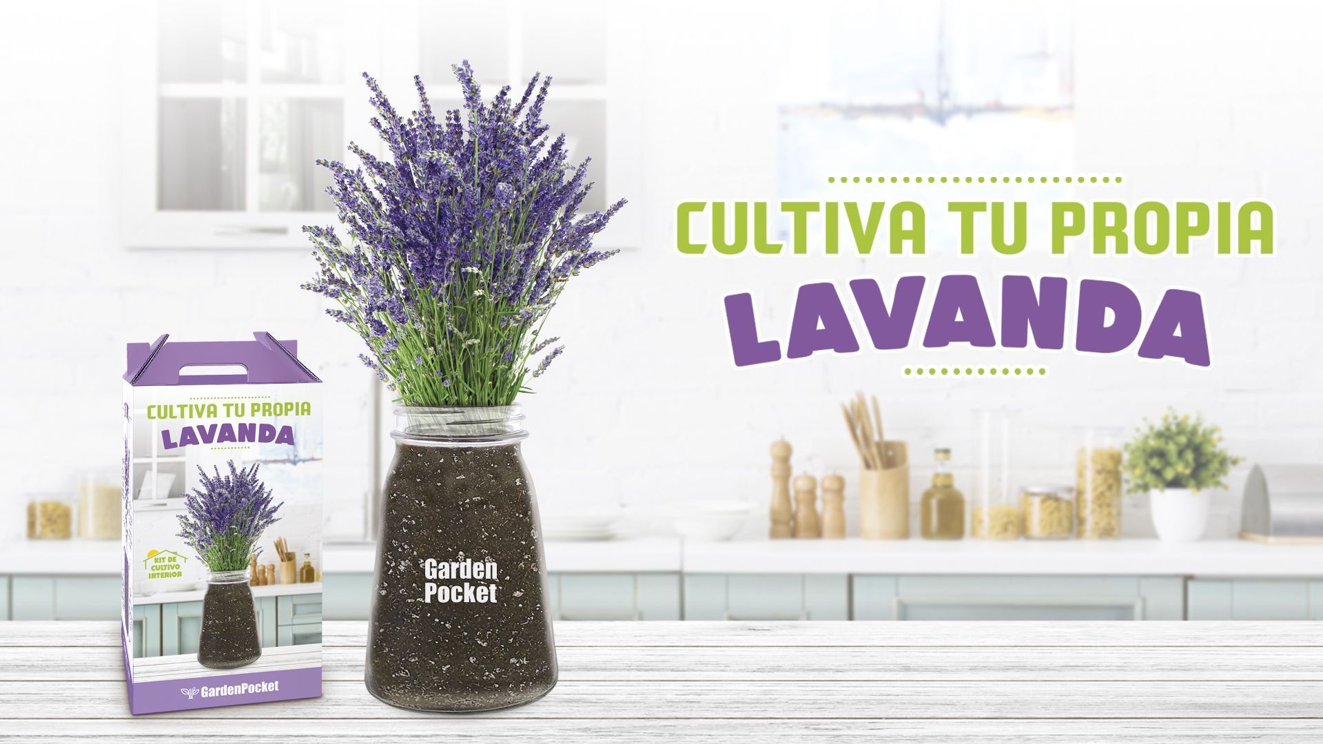 Kit Garden Pocket Lavanda