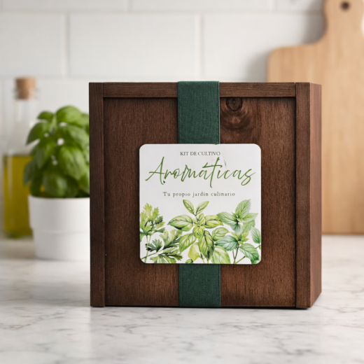 CAJA BOTÁNICA AROMÁTICAS