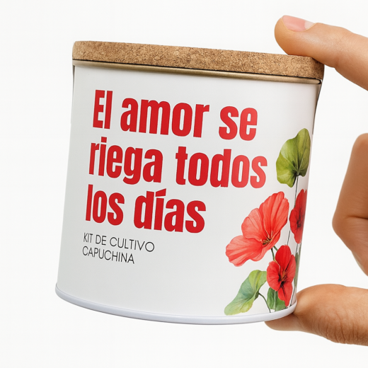 MACETA EN LATA - Capuchina