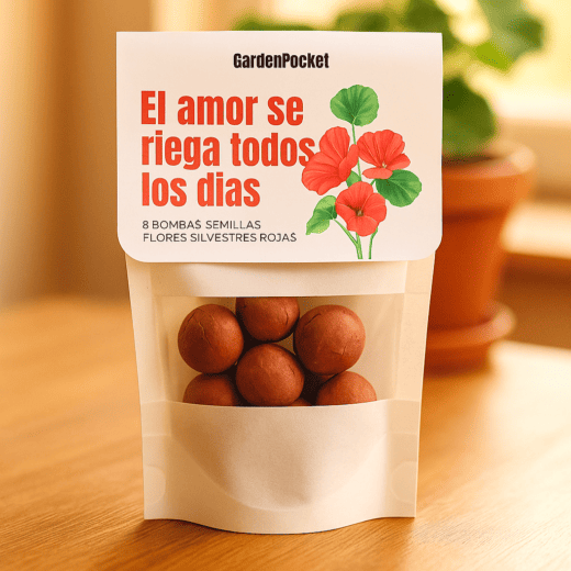 BOMBAS DE SEMILLAS - El amor se riega todos los días