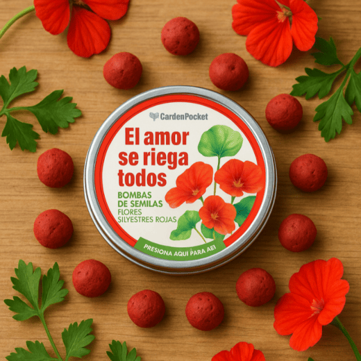 BOMBAS DE SEMILLAS - Flores Rojas