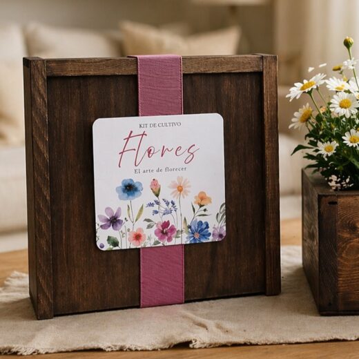 CAJA BOTÁNICA FLORES